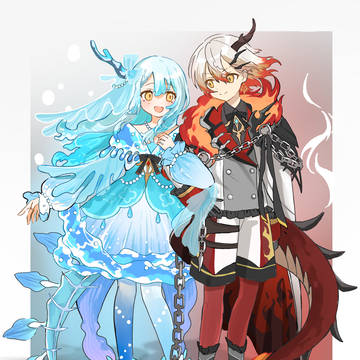 シードラゴンとドラゴンの双子