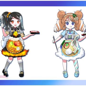 ポケコロツインイラコン作品②