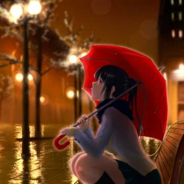 雨エフェクト過去絵