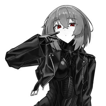 silicone suit + leather jacket