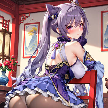 【原神】刻晴ちゃんのパンスト越しのパンツを拝み隊