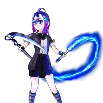 ミュー　武器装備！