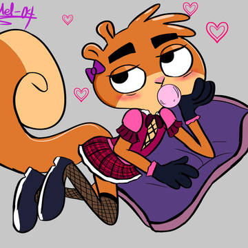 My sweet and hot model 🐿️🩷