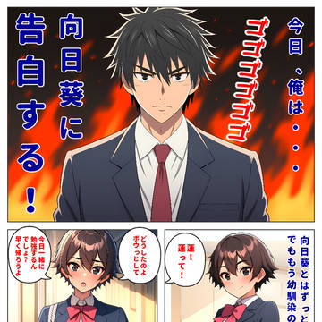 「委員長とギャルがセックス勝負～特別編」の本編公開１ページ目