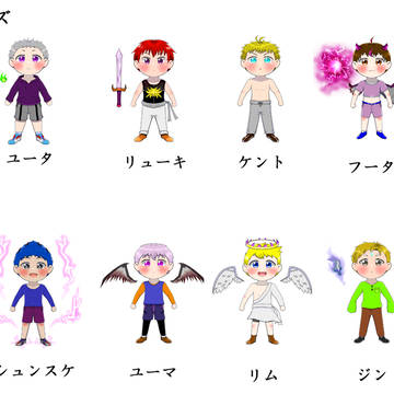 オリキャラたちまとめ