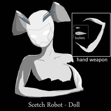 ロボット人形と他の将軍2人