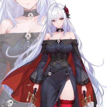 銀髪お姉さん