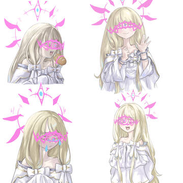 単眼風の女の子