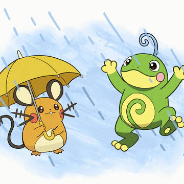 ニョロトノのあまごい☔