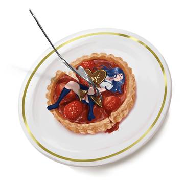 いちごのジャムタルト