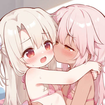 illyasviel & chloe~(゜▽゜)ヽ(´ε｀*)ﾉ