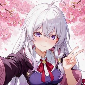 Elaina: Spring Sakura Selfie