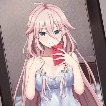 自撮りを送ってくれるIAちゃん