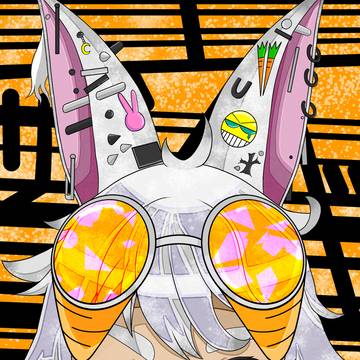 うさ耳ピアス
