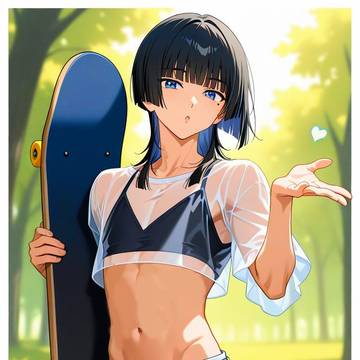 スケボー少年