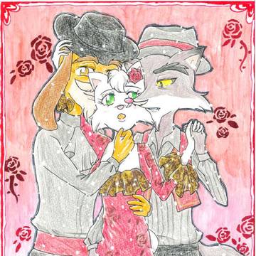 薔薇の蜜を奪う蝶たちよ