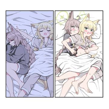 オトギとクルミが一緒に寝てるのいいよね絵