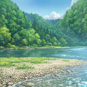 [時間差分アリ]江の風景4