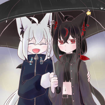 雨の日の一番星
