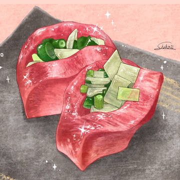 とんつうの厚切りネギタン