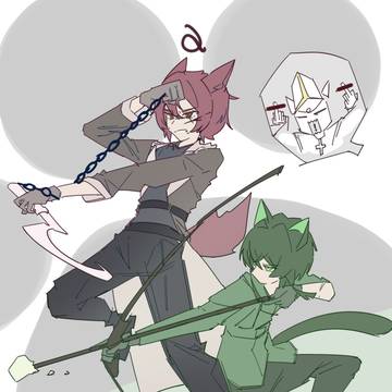 正在猛攻悸动之王的三小只