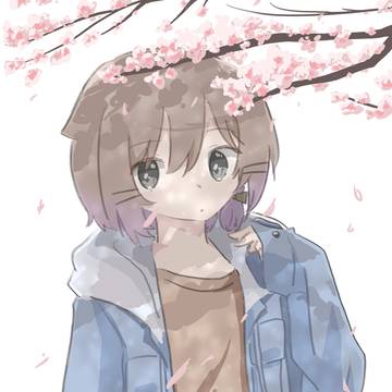 春色桜模様