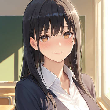 教室の優華ちゃん