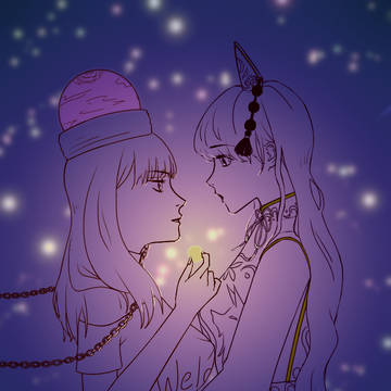 月を蝕む