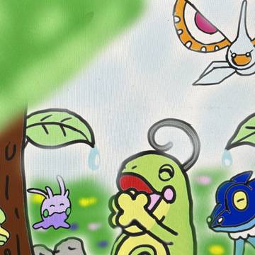 雨降る森林の中💧🌳💧