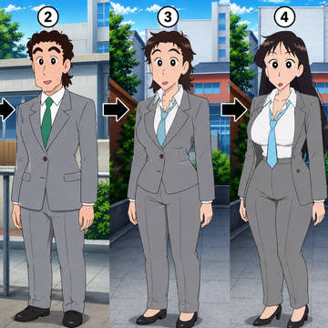 野原ひろしのTSシークエンス