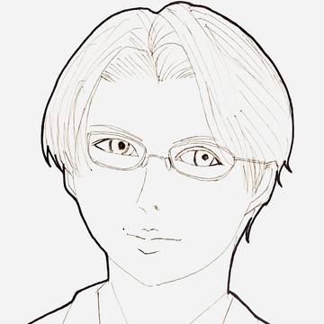グラス越し