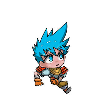 いつか完成するJRPGキャラ集合絵　第17回　BOF3リュウ