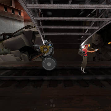 One Wheel and Crazed Bonk fight