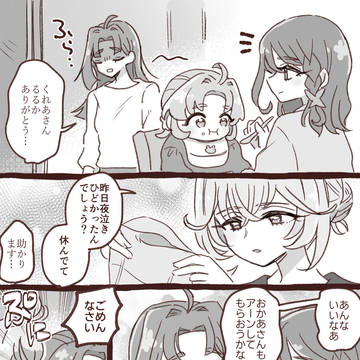 あんなと母（妄想）
