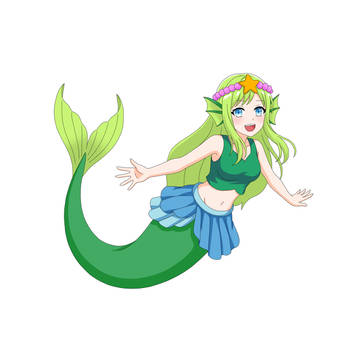 #261 フォロワーさんのオリジナル人魚の子