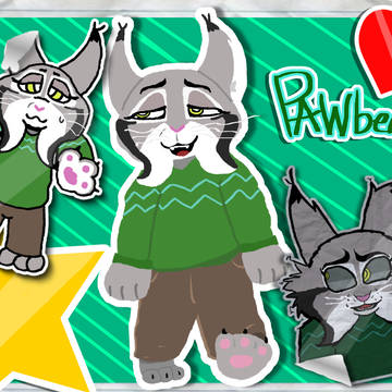 Pawbert Stickers