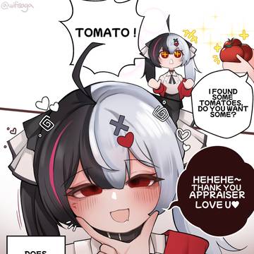 Lacrimosa love tomato too much🍅