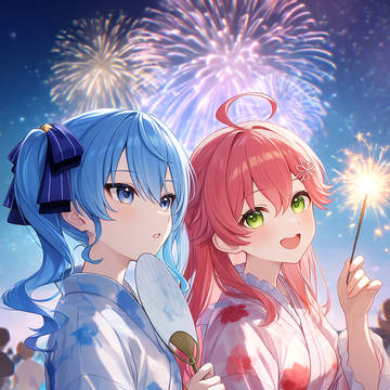 花火大会に来たmiComet