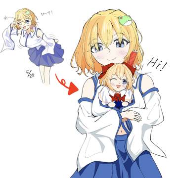 さなえ衣装アリスさん(と上海)