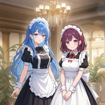 2人のメイドさん