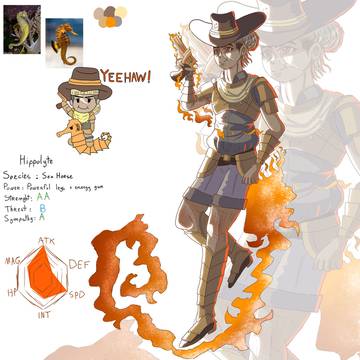 Sea Horse Boy - Character Design