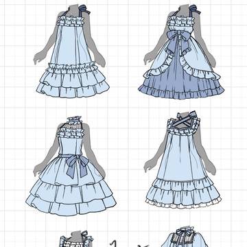 夏のドレスのアイデア