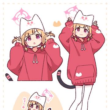 猫ニット帽モモイさん😺