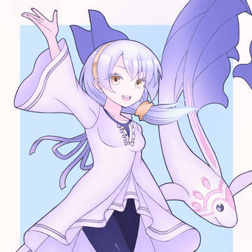 イズミと魚(エレフィ)