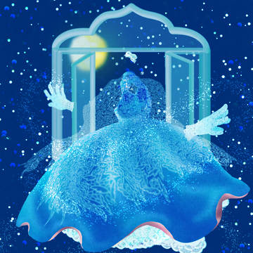くるりと舞う、星月夜