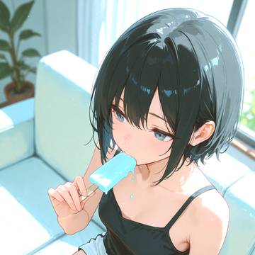 棒付きアイスはすぐ溶ける💦