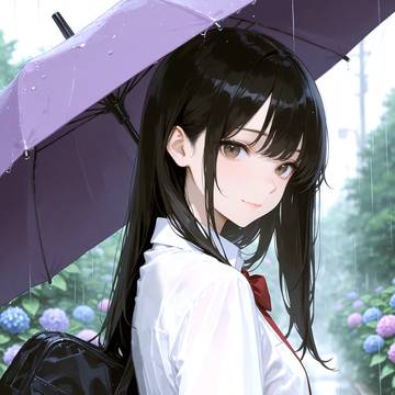 雨の日の先輩