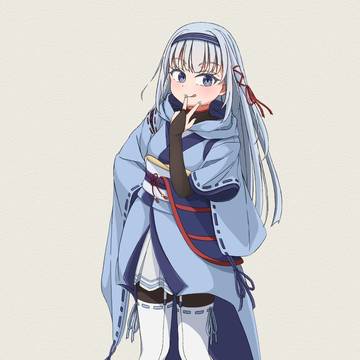 姿態參考練習 02 (午夜蘭。武裝巫女裝束)