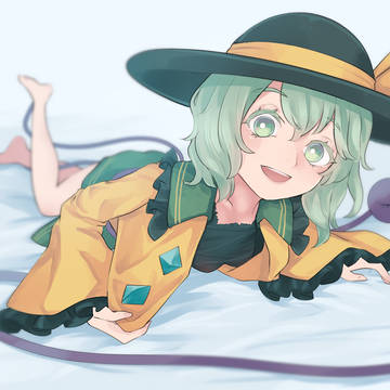 黒インナーこいしちゃんと黒インナーこいしちゃんの黒インナー抜き