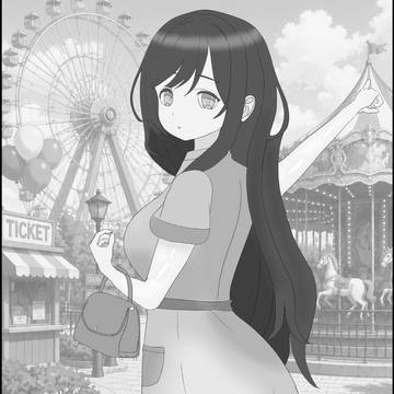 童顔っ子と遊園地